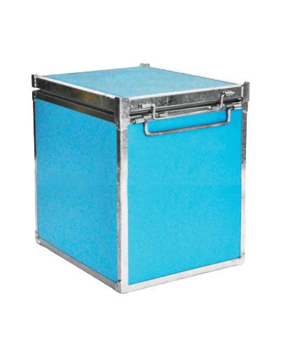 Armoire isotherme facilement empilable avec une capacité de 250 litres