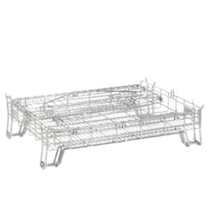 conteneur grillagé idéal pour stocker des bouteilles dans un espace restreint